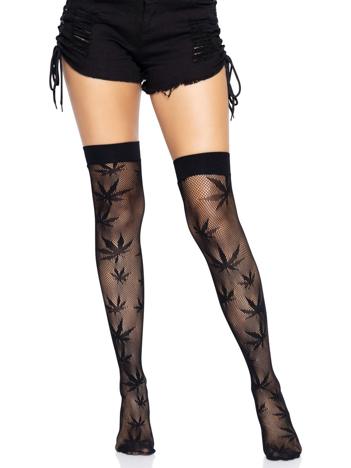 Bas Résille Blanc Forum Novelties Thigh High Taille Unique Neuve Avec étiquettes