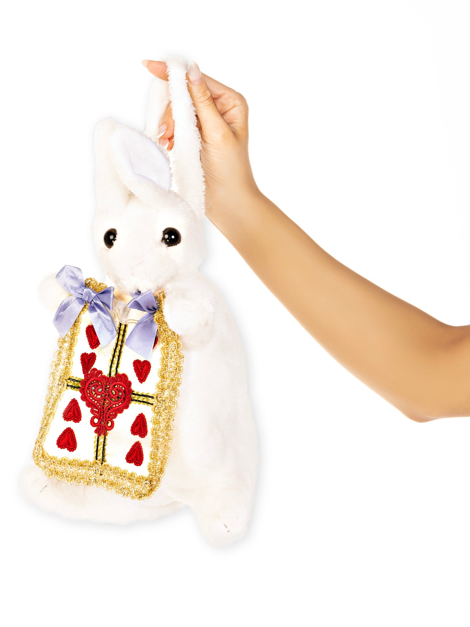 Wonderland Faux Fur White Rabbit Purse | Leg Avenue
