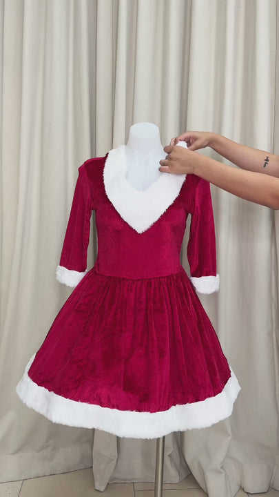 color_red/white | Leg Avenue Mrs Claus Costume