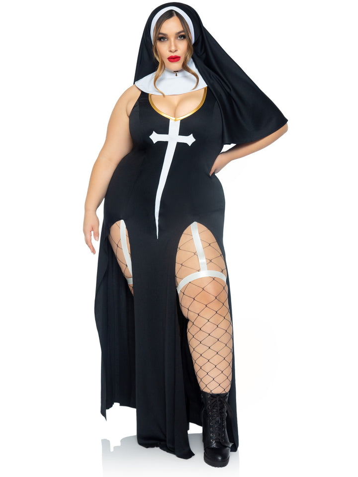 Sinner Nun Costume, Women's Plus Size Costumes | Leg Avenue Sinner Nun Costume, Women's Plus Size Costumes | Leg Avenue