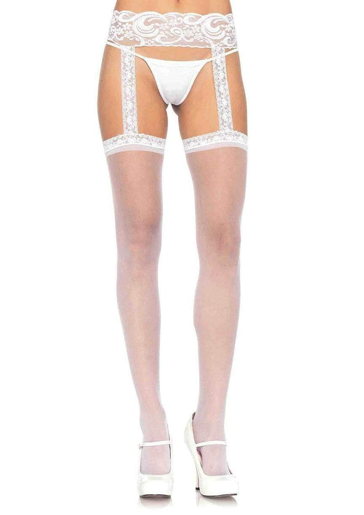 Garter Belt Sheer Thigh Highs, Women's Hosiery | Leg Avenue Garter Belt Sheer Thigh Highs, Women's Hosiery | Leg Avenue